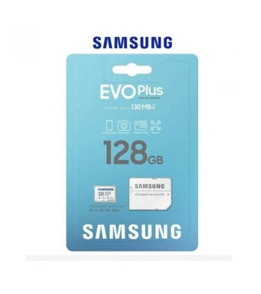Samsung Carte Memoire 128G Evo Plus U3 4K 130mb