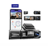 AZDOME M550 Pro 3 Dash Cam 4K GPS + Carte Memoire 64G